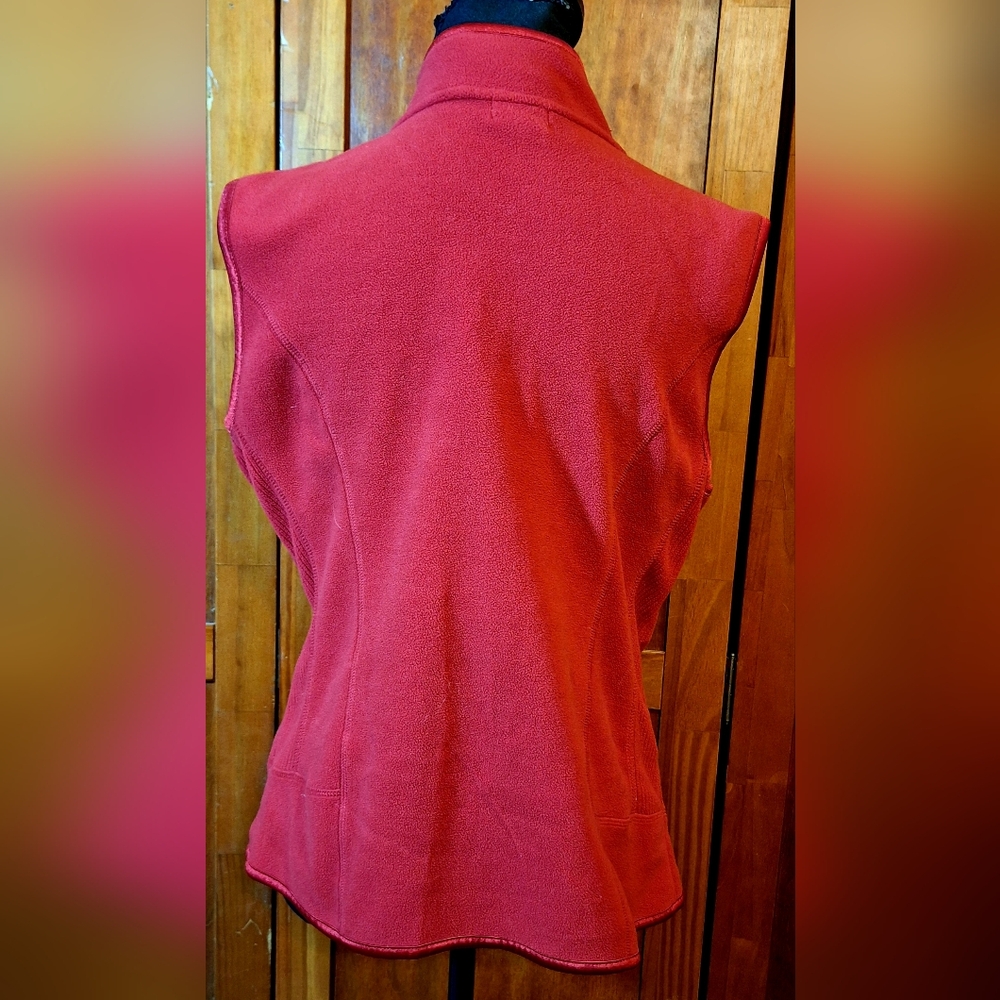 DANSKIN NOW full-zip fleece vest Size M (8/10) - Picture 4 of 8